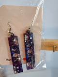 Galaxy style earrings
