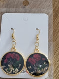 Floral earrings