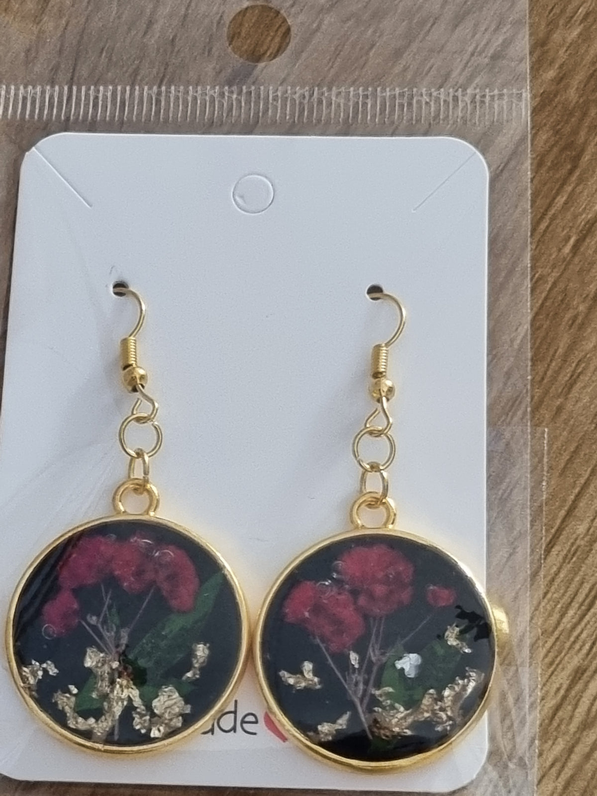 Floral earrings
